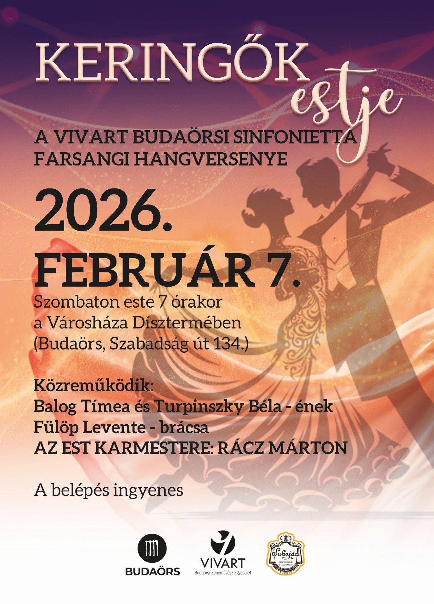 A 2026. február 7-i farsangi hangverseny 